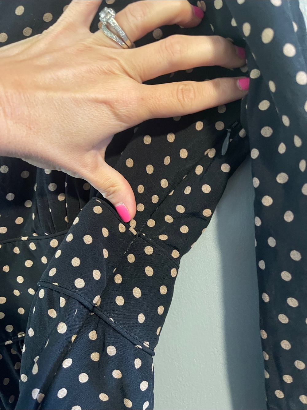 Boden "Elise"‎ polka dot Blouse Size 8 - Picture 4 of 8